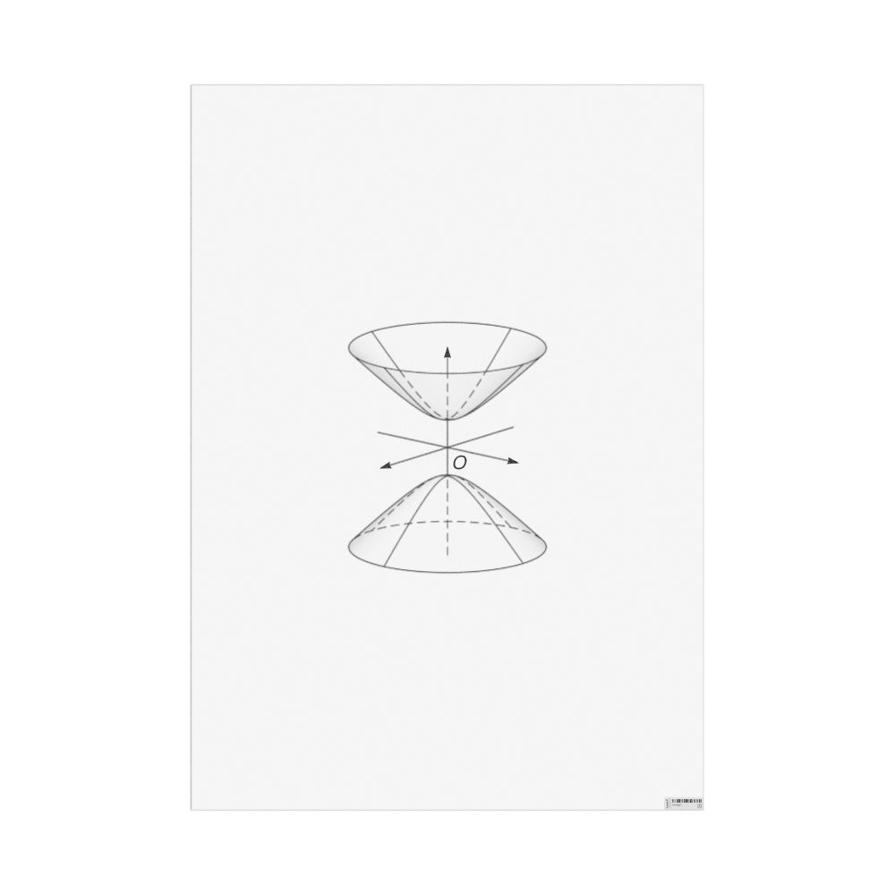 Masleff Hyperboloid of Two Sheets Poster, Shaded View, image 1 of 1
