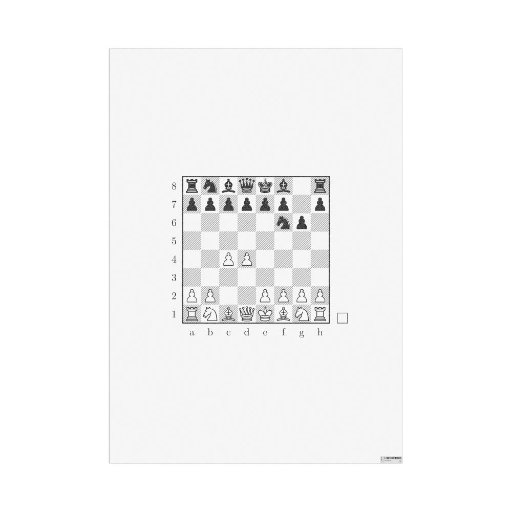 Masleff King's Indian Defense Poster, image 1 of 1