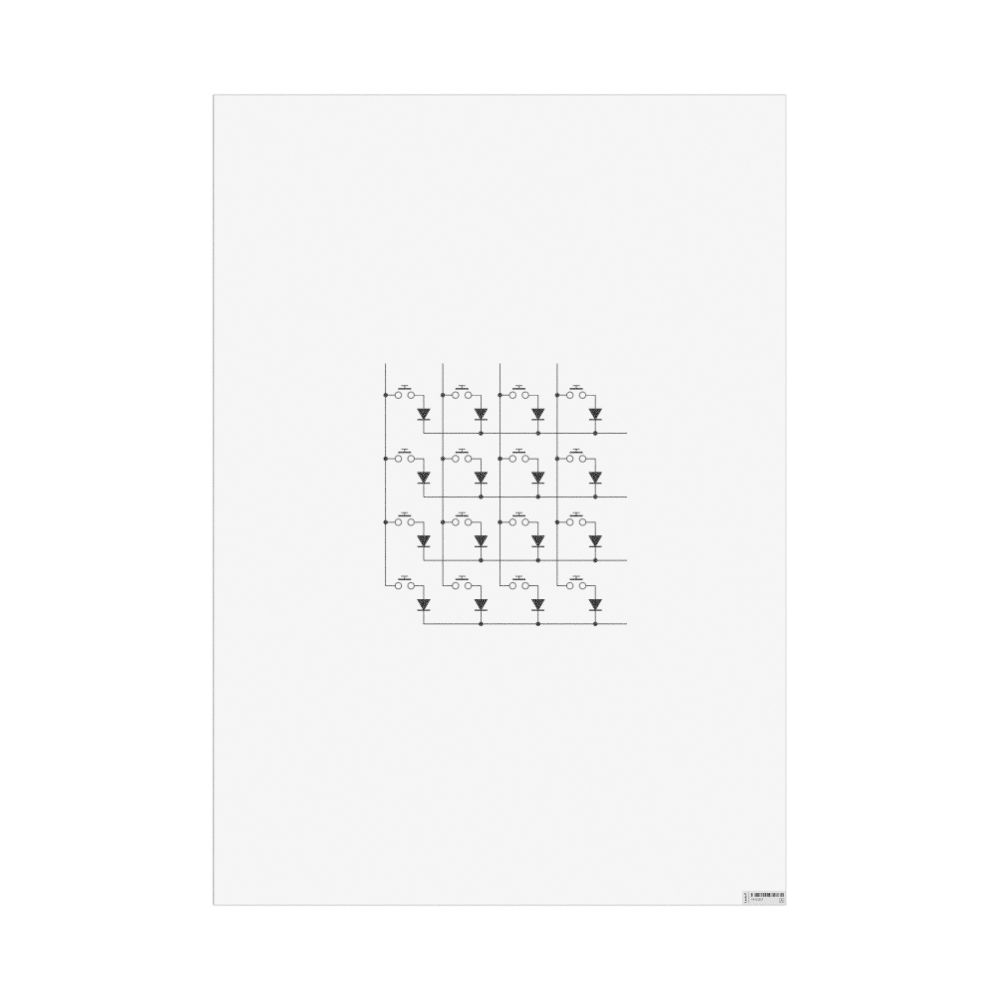 Masleff Keypad Poster, image 1 of 1