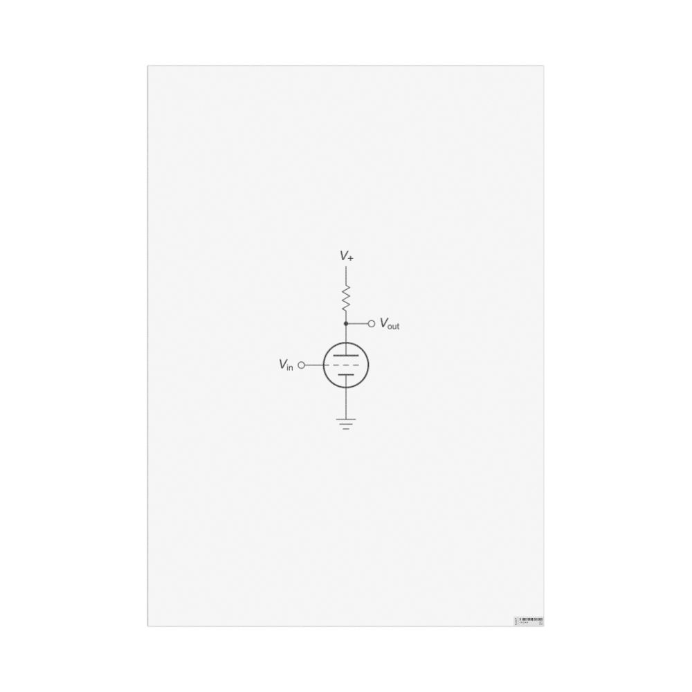Masleff Common Cathode Tube Amplifier Poster, image 1 of 1
