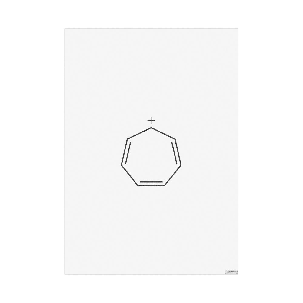 Masleff Tropylium Ion Poster, 2D Structure, image 1 of 1