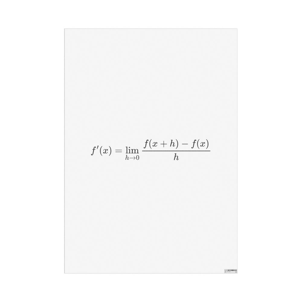 Masleff Derivative Poster, image 1 of 1