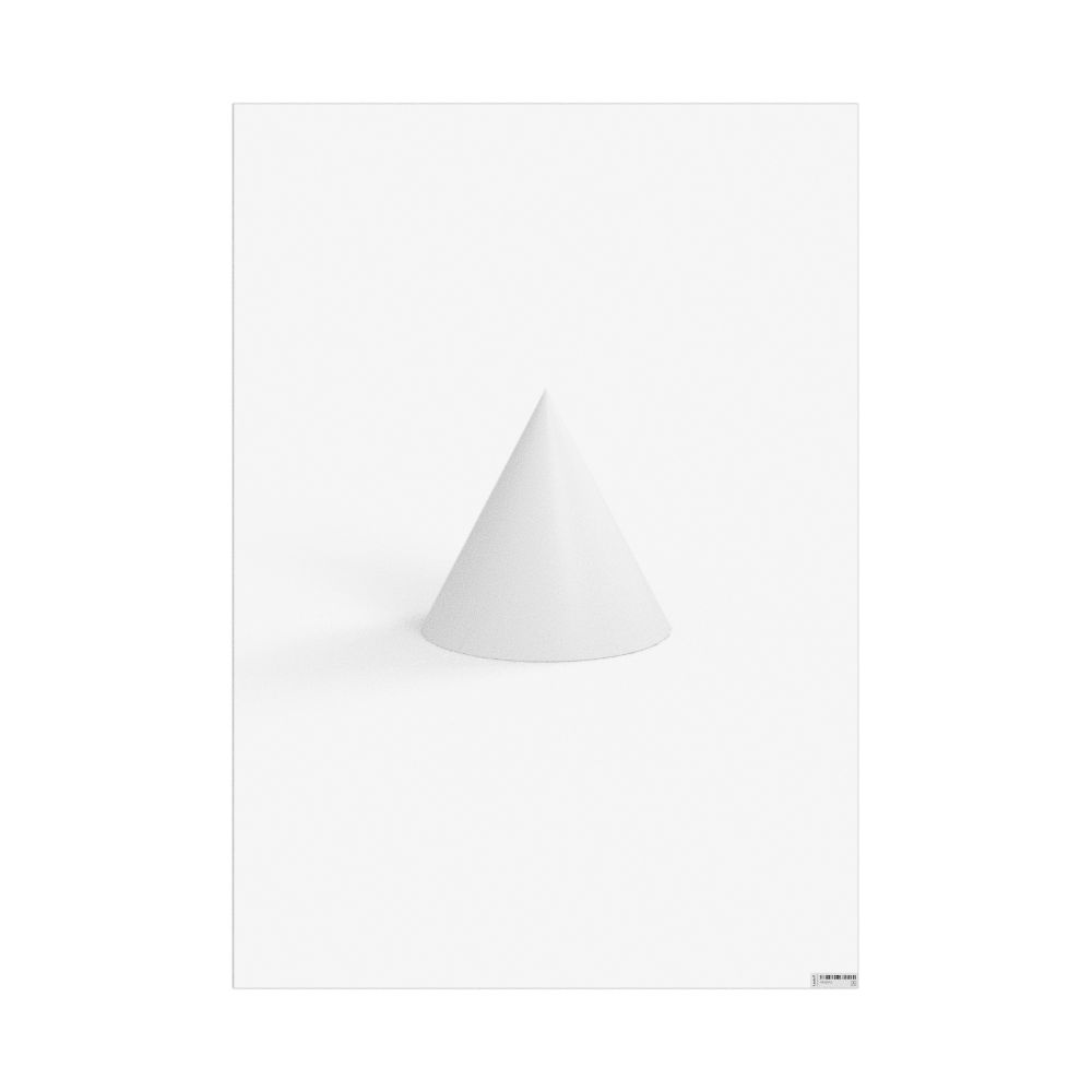 Masleff Cone Poster, Solid Shape, image 1 of 1