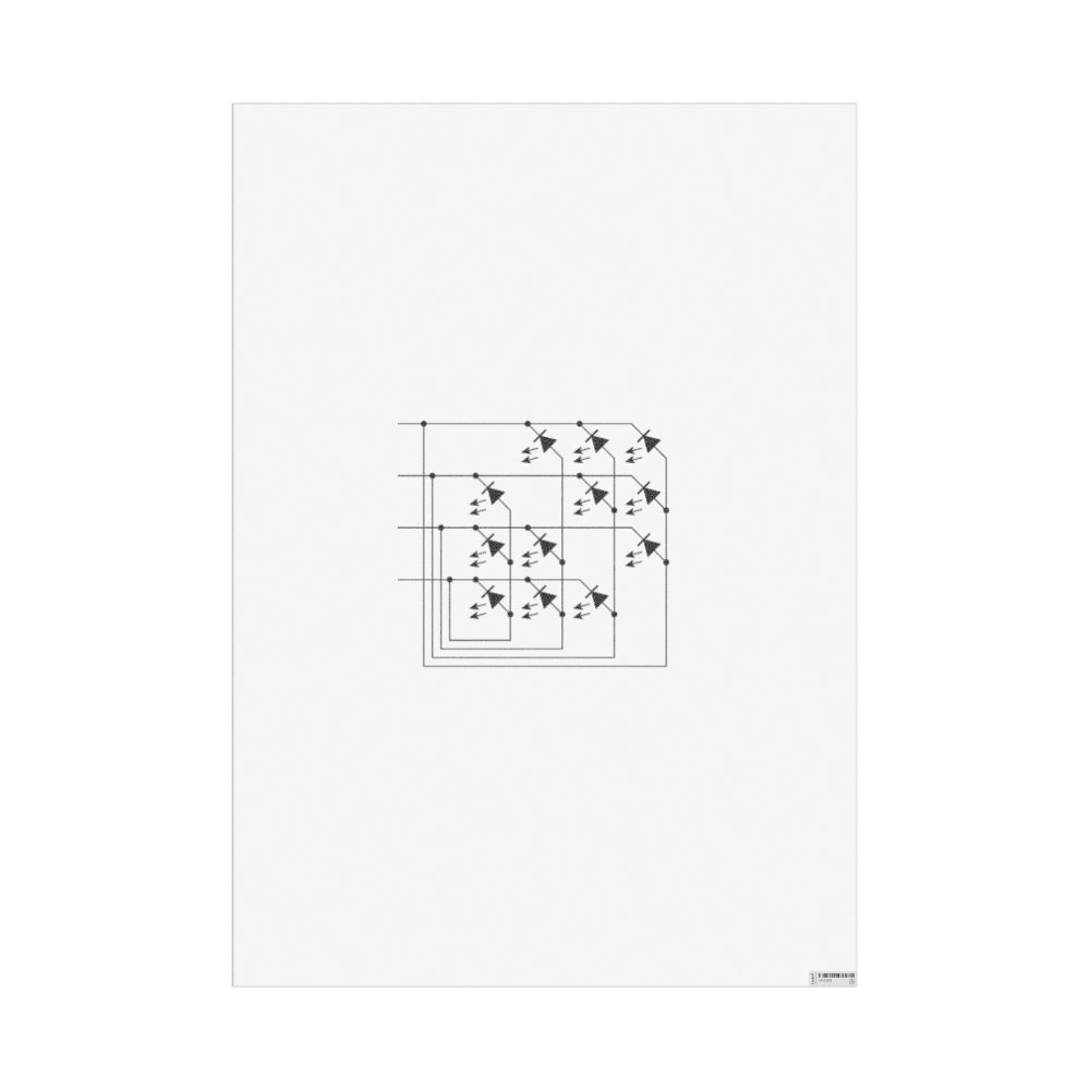 Masleff Charlieplexed LEDs Poster, image 1 of 1