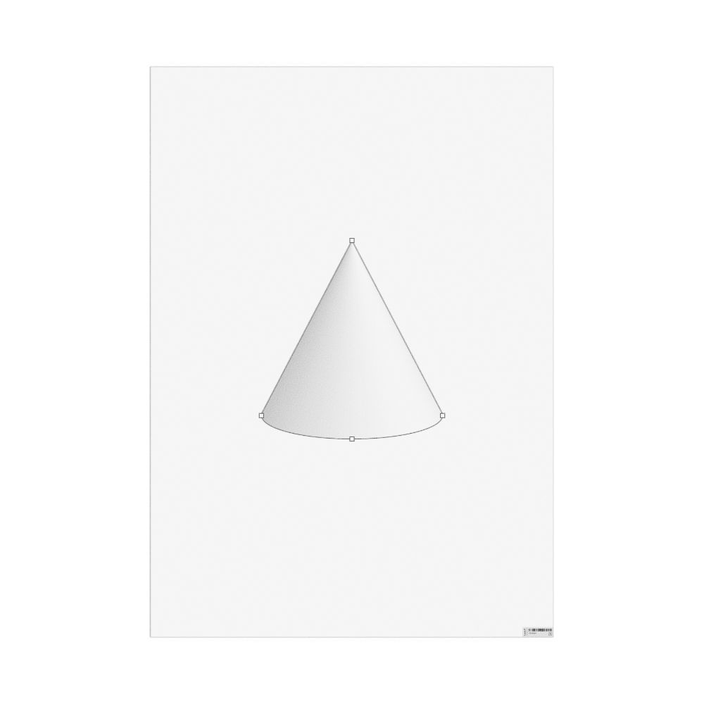 Masleff Cone Poster, Feature View, image 1 of 1