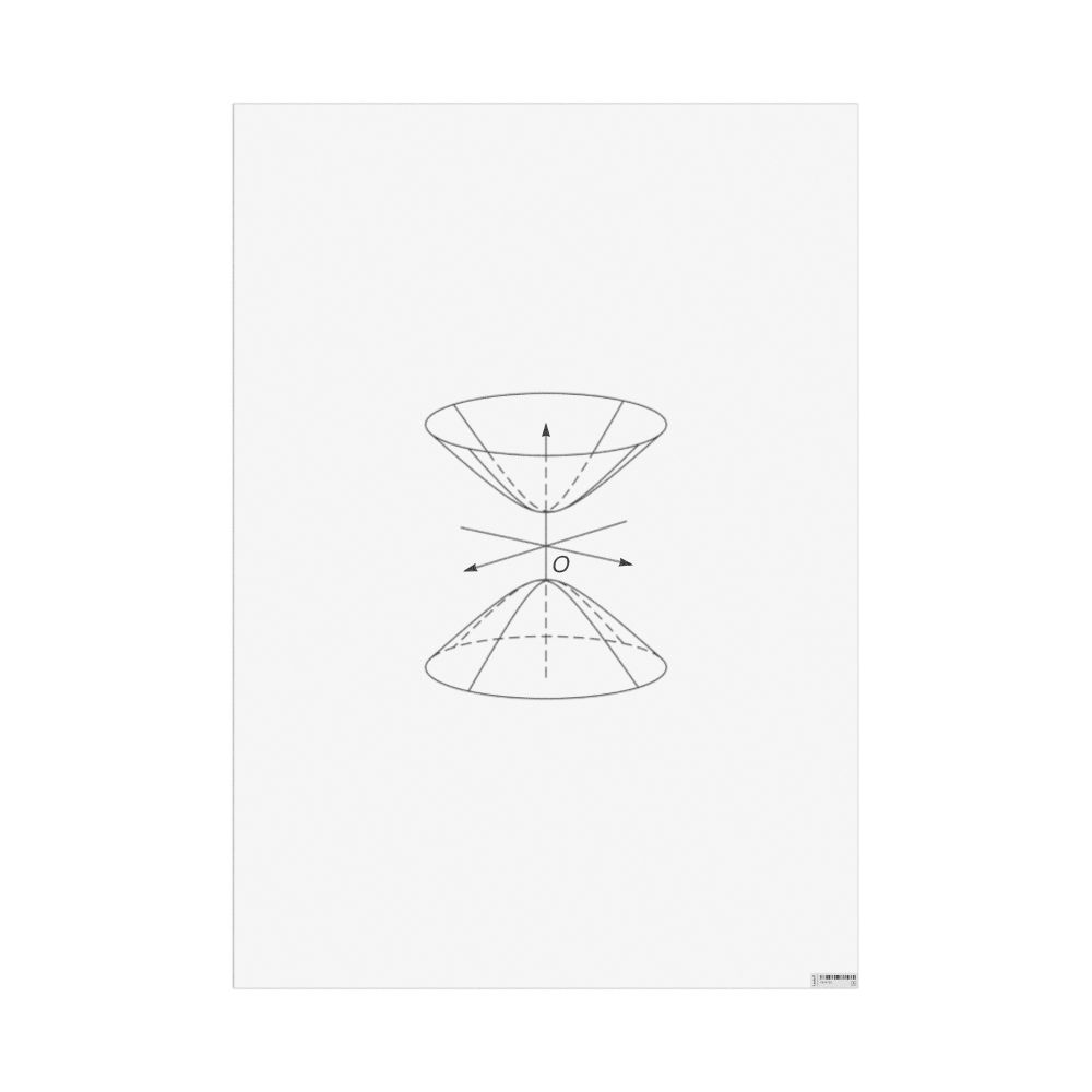Masleff Hyperboloid of Two Sheets Poster, Clean View, image 1 of 1