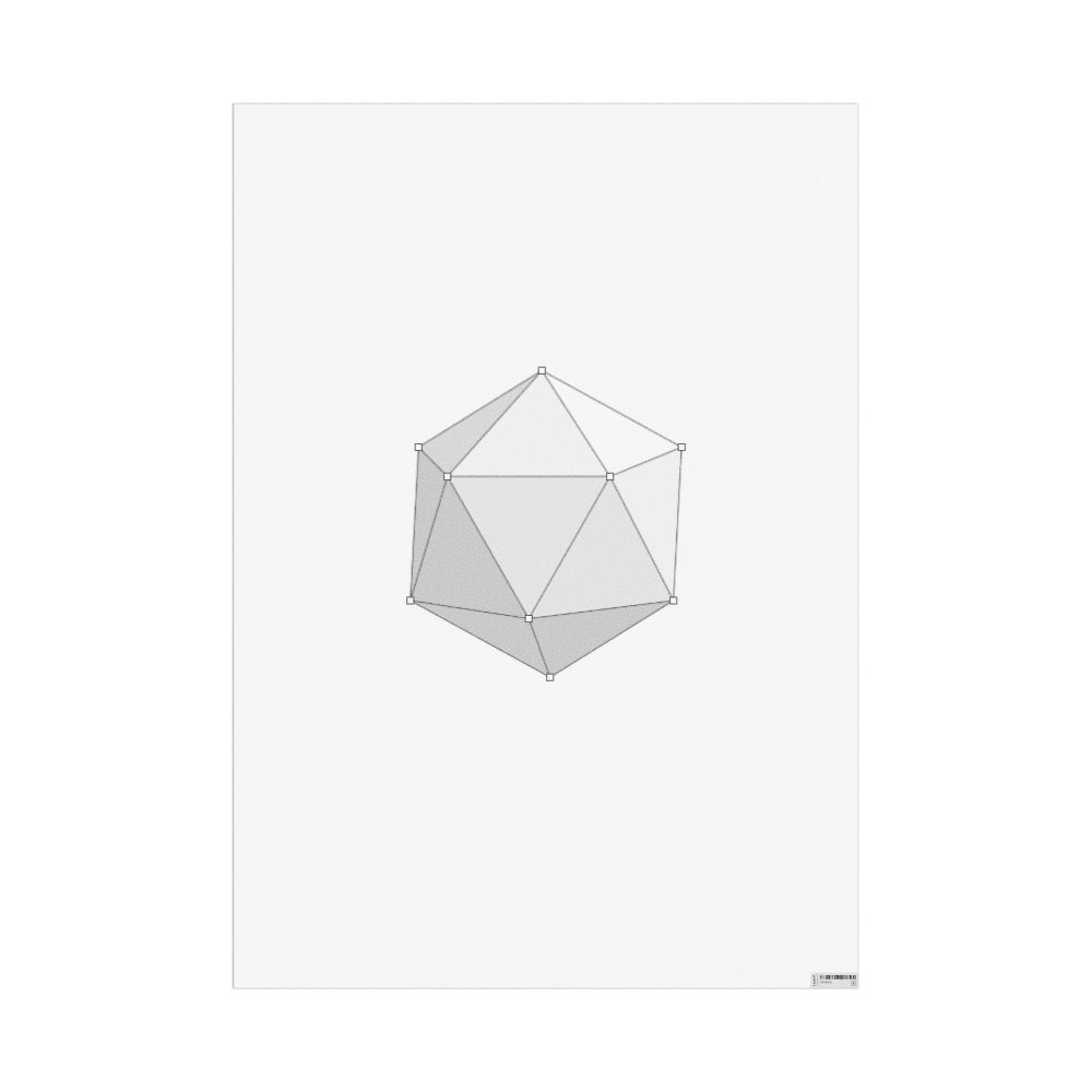 Masleff Icosahedron Poster, Feature View, image 1 of 1