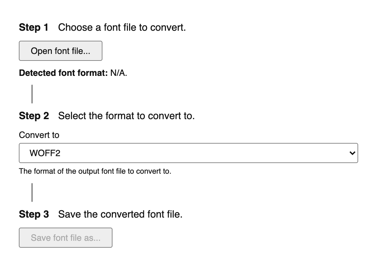 Font Converter