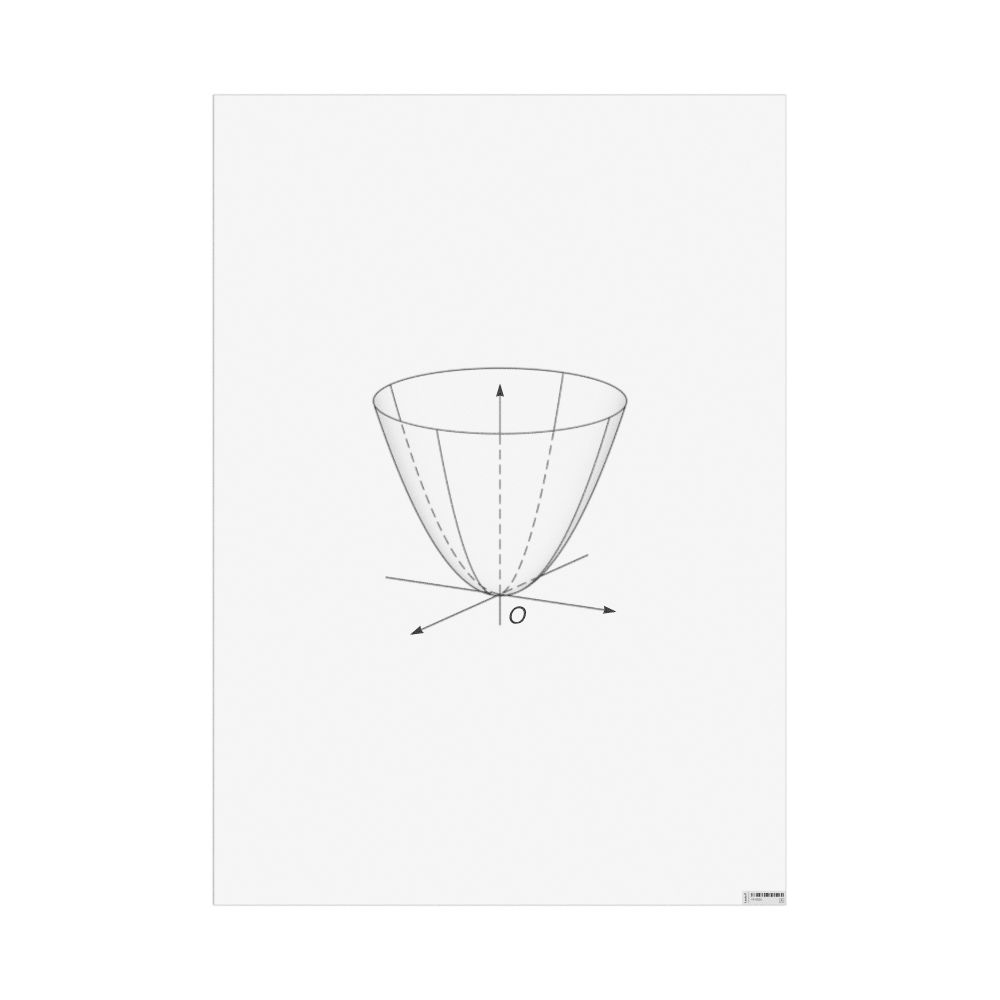 Masleff Elliptic Paraboloid Poster, Shaded View, image 1 of 1