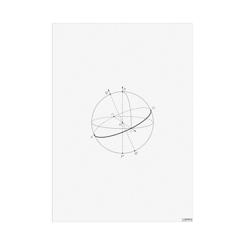 Masleff Celestial Sphere Poster, image 1 of 1