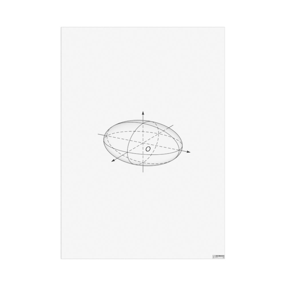 Masleff Ellipsoid Poster, Shaded View, image 1 of 1