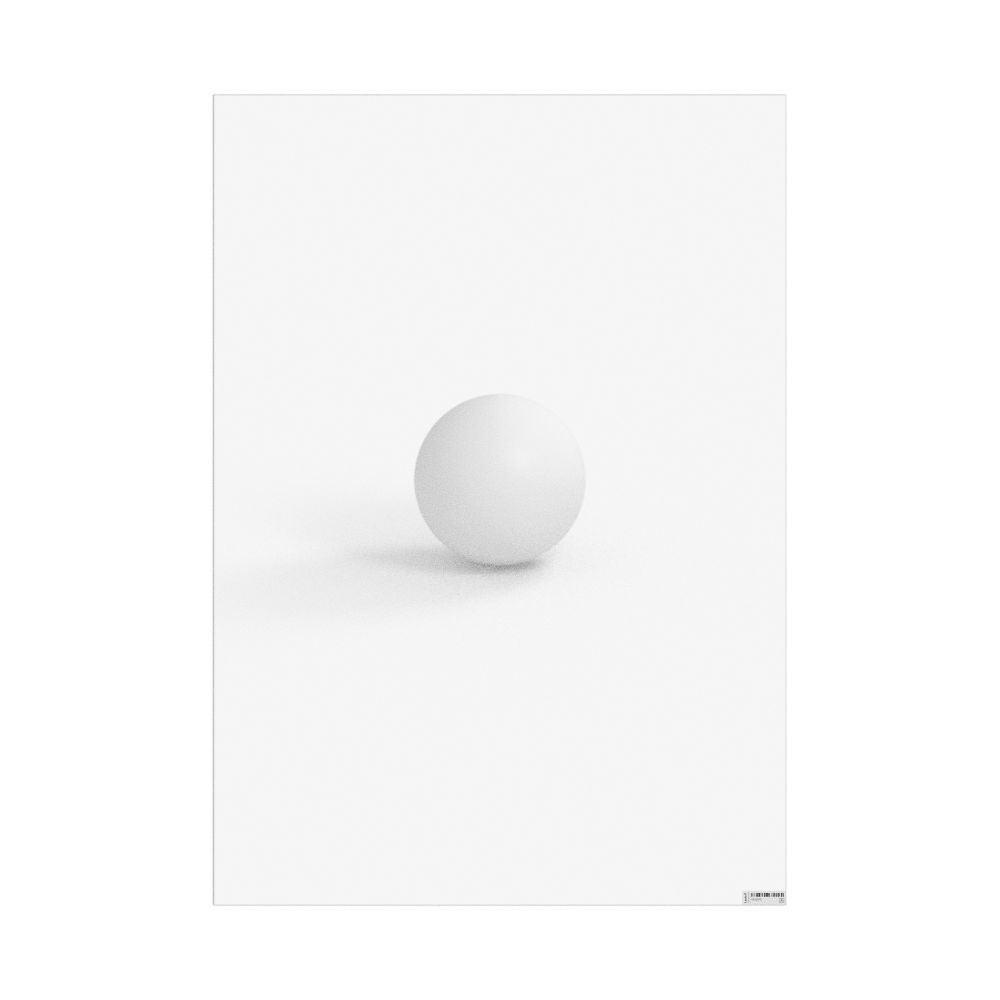 Masleff Sphere Poster, Solid Shape, image 1 of 1