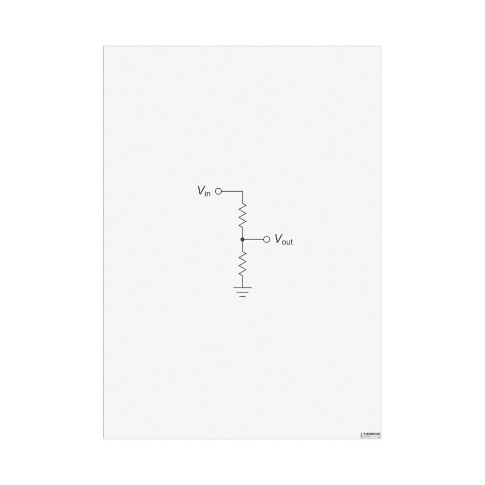 Masleff Voltage Divider Poster, image 1 of 1