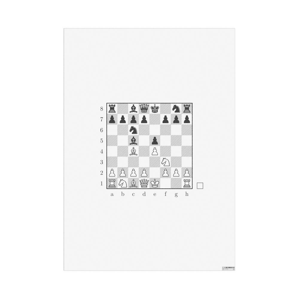 Masleff Giuoco Piano Poster, image 1 of 1