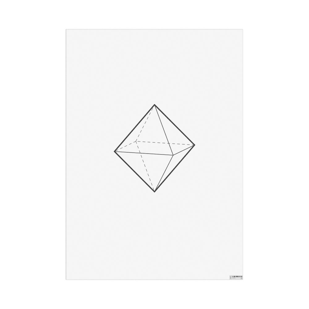 Masleff Octahedron Poster, Technical Illustration, image 1 of 1