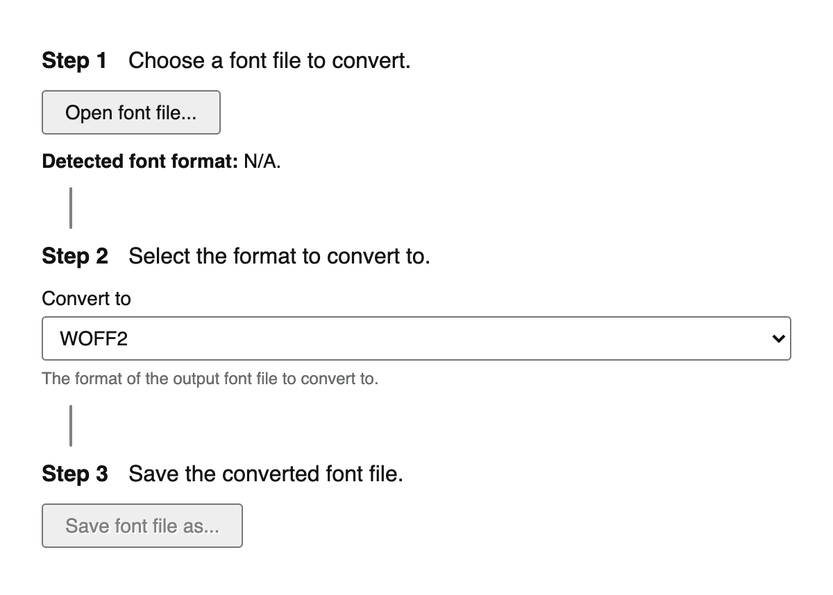 Font Converter