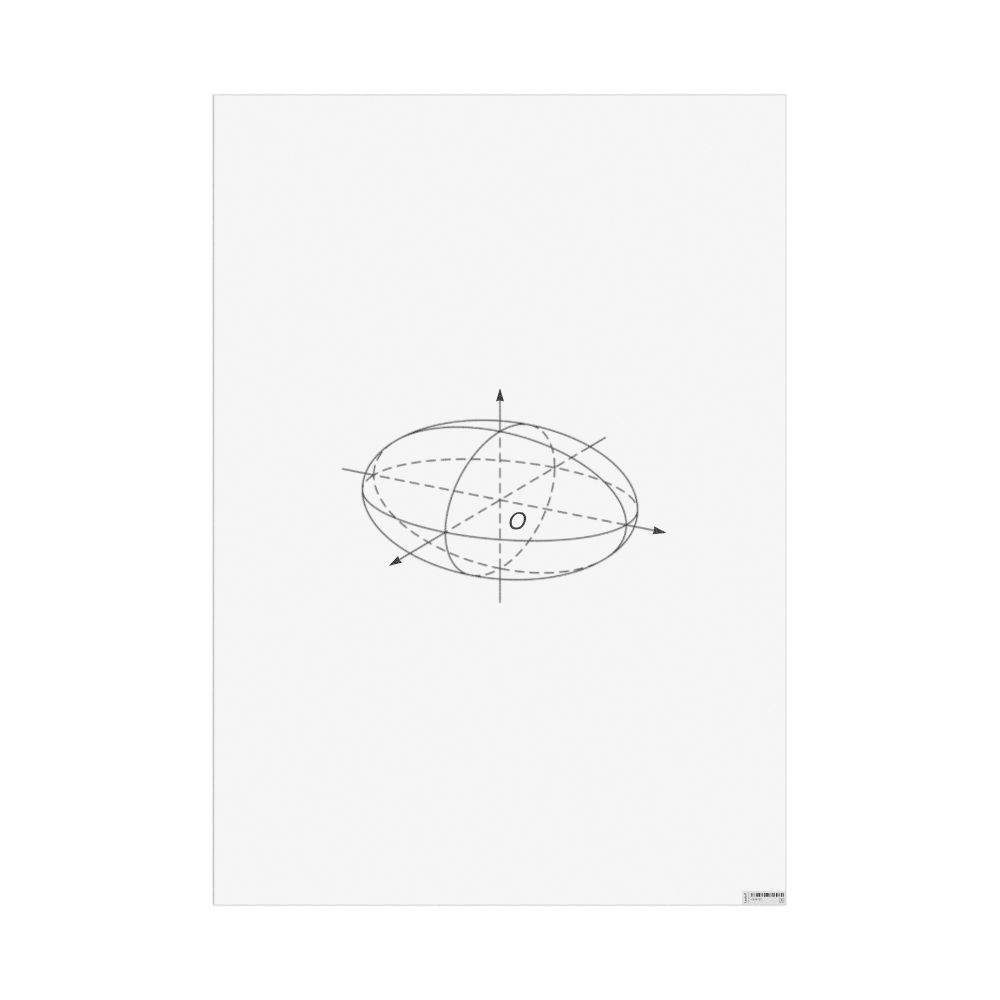 Masleff Ellipsoid Poster, Clean View, image 1 of 1