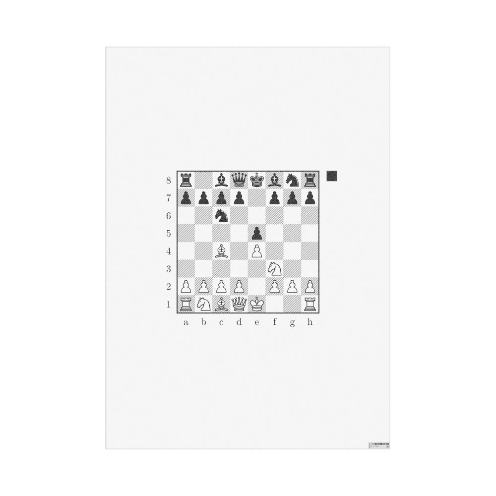 Masleff Italian Game Poster, image 1 of 1