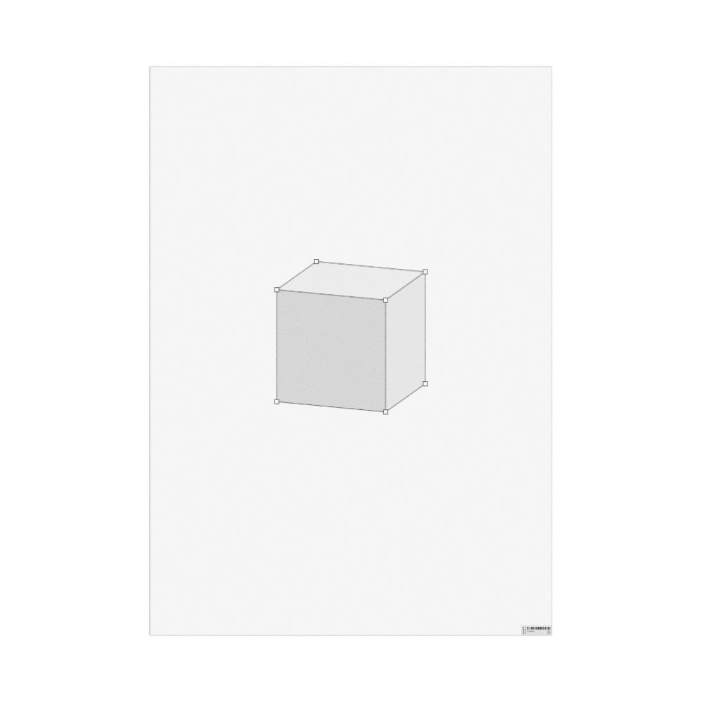 Masleff Cube Poster, Feature View, image 1 of 1